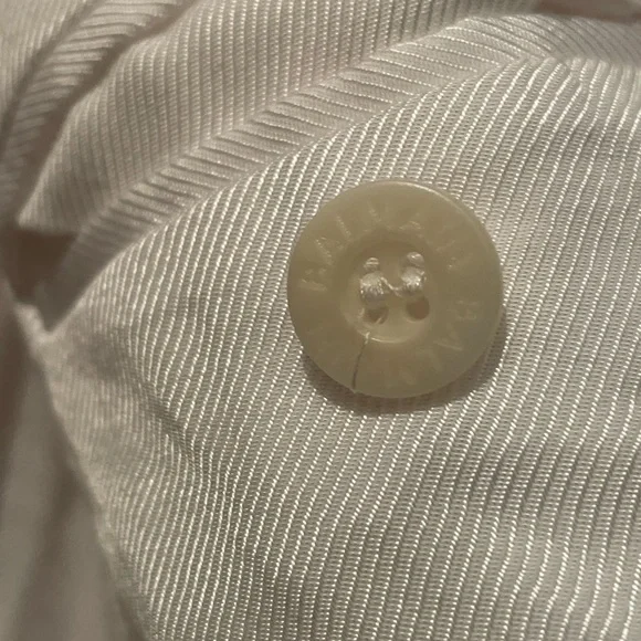 😍Authentic SOLD OUT Balmain subtle white tweed blazer gold buttons size 44 Euro - Picture 15 of 16